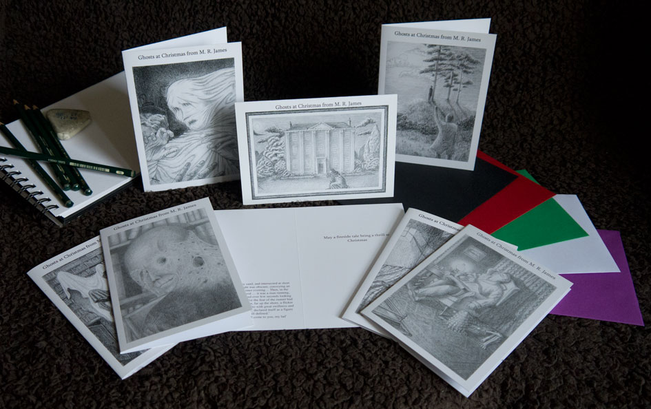 MR James Christmas cards